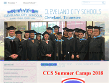 Tablet Screenshot of clevelandschools.org